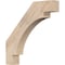 Ekena Millwork 3 1/2"W x 22"D x 22"H Merced Smooth Knee Brace, Douglas Fir BRC04X22X22MRC00SDF - alternate 1